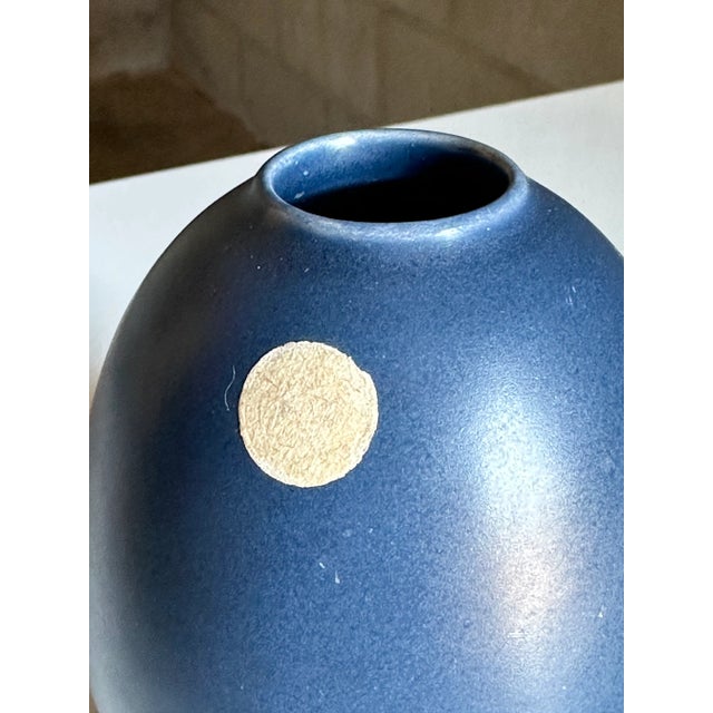Ceramic 1950s Bo Fajans Vase Attributed to Eva Jancke-Björk, Stoneware For Sale - Image 7 of 8