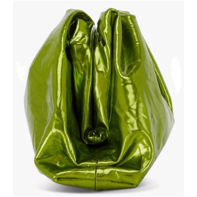 2023 Bottega Veneta Classic Pouch Clutch Teen Ruched Crushed