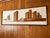 1960s Mel Quimby Attr. 1960s Wood Veneer Cityscape Silhouette Framed Wall Art For Sale - Image 5 of 12