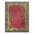 1920s Fuschia Open Field Floral Modern Antique Chinese Art Deco Knotted Wool Rug For Sale