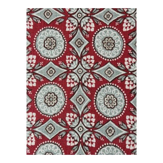 Marvic Textiles Figaro 6216-3 Fraise Linen Fabric 3 6/8 Yards For Sale