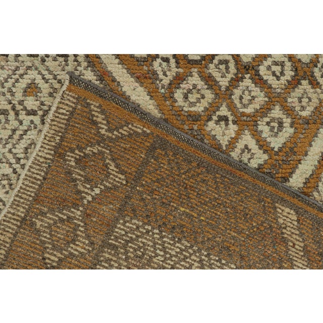 Textile Rug & Kilim’s Moroccan Style Rug in Rust with Beige and Gray - 6'x9' For Sale - Image 7 of 7