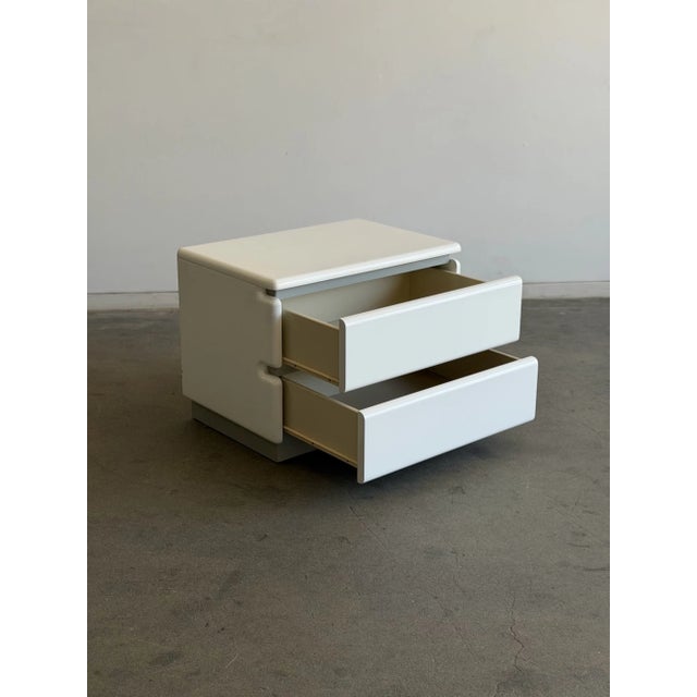 1970s Post Modern Rougier Nightstand, Attributed For Sale - Image 12 of 16