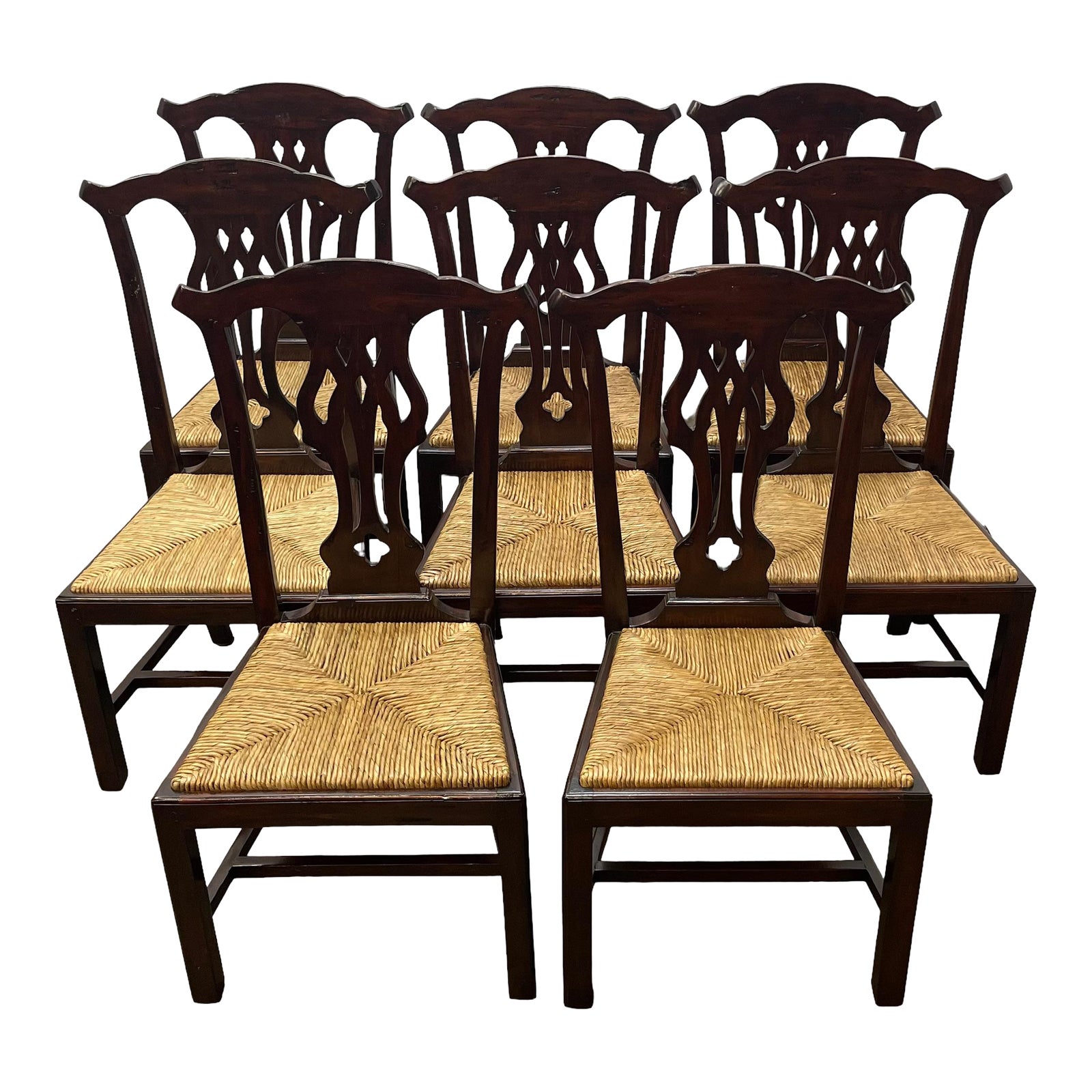 Vintage Furniture Classics Limited Rustic Chippendale Style Mahogany