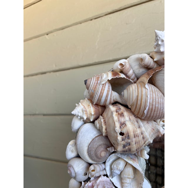 Baroque Continenthal Baroque Grotto Style Wall Mirror on the Pewter Base. For Sale - Image 3 of 11