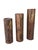 Tom Greene 1960s Brutalist Torched Cut Copper Metal Pillar Candle Holders-Set of 3 For Sale - Image 4 of 12