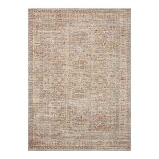 Angela Rose x Loloi Blake Rug Oatmeal / Spice 6'-7" x 9'-10" Area Rug For Sale