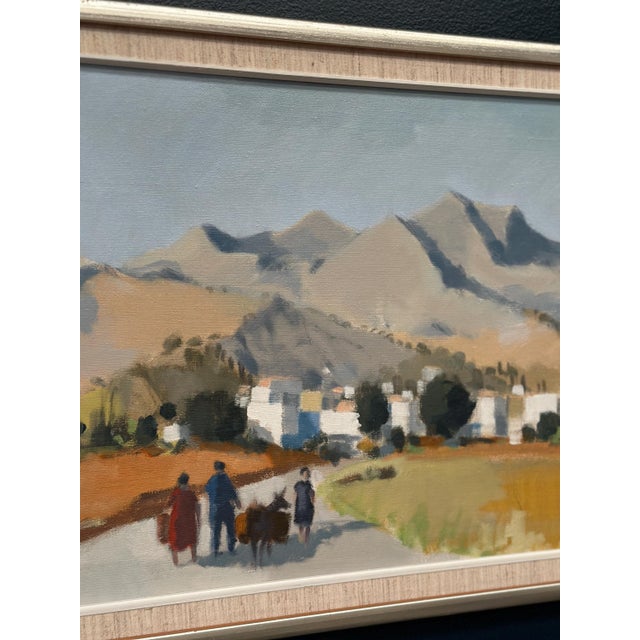 Stig Wernheden, Landscape, Kos, Greece, 1960s, Oil on Canvas For Sale - Image 5 of 16