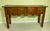 Wood Antique Farmhouse Console Table Handcrafted Rustic Credenza Vintage Country For Sale - Image 7 of 17