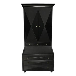 One-Off Lacquered Secretaire by Jean-Rémy Couradette For Sale
