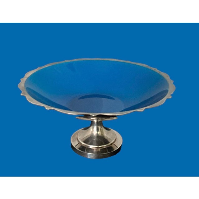 Mid 20th Century Wm a Rogers Compote Dish With Enamel Center Chairish