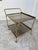 Italian Brass and Smoked Glass Bar Cart, 1970s For Sale In Los Angeles - Image 6 of 7