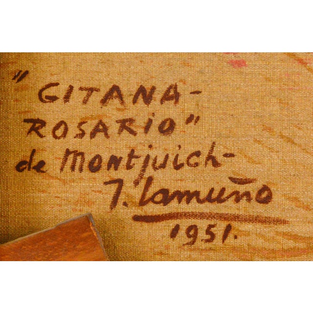 José Lamuño, Rosario of Montjuich, Oil on Canvas, Framed For Sale - Image 7 of 8
