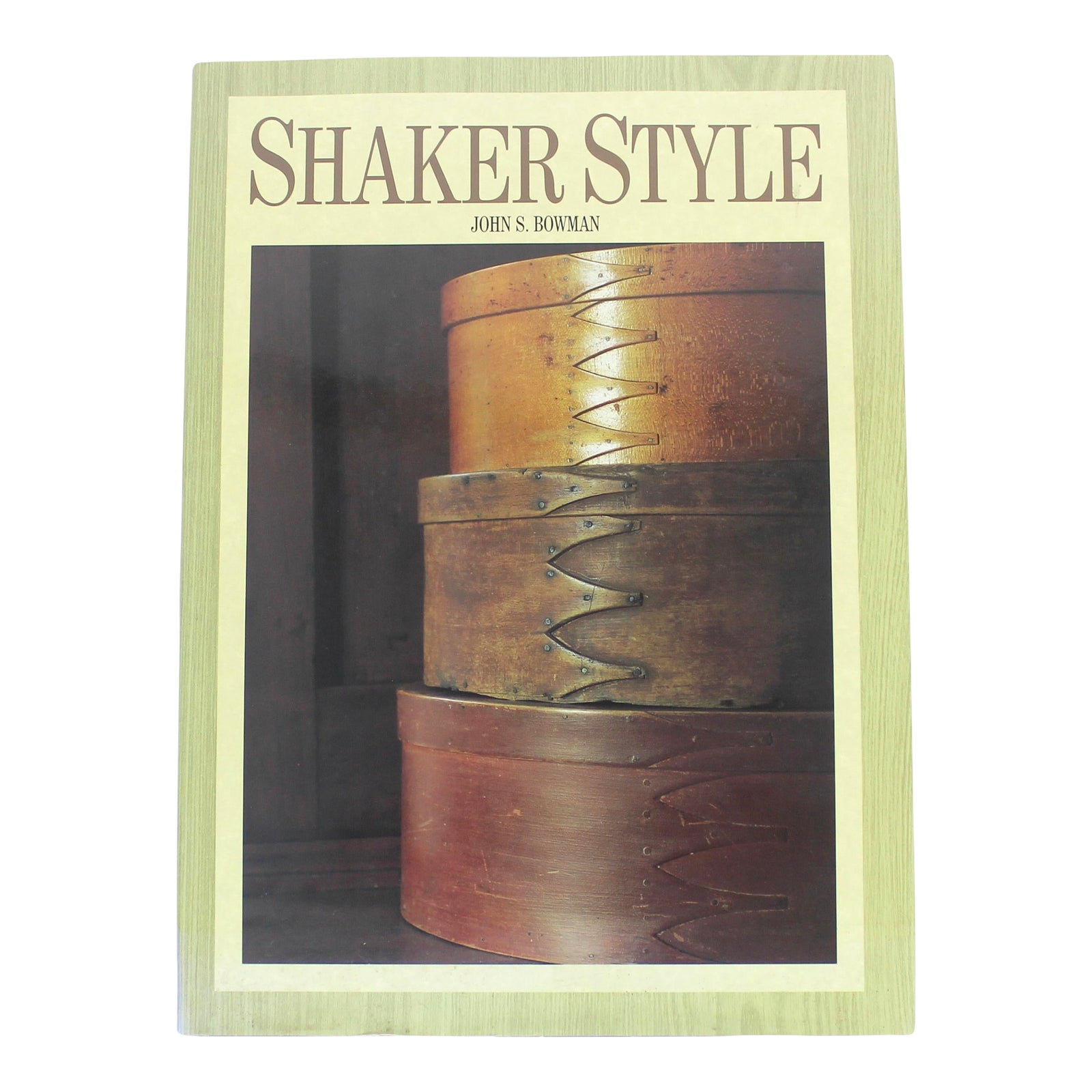 Shaker Style Hard Cover Coffee Table Book by John S Bowman | Chairish