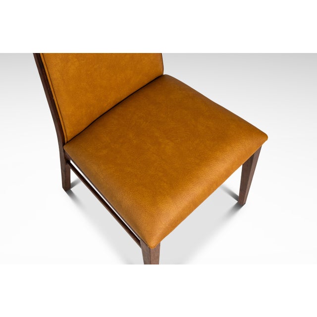 Restored Mid-Century Modern High-Back Desk / Side/ Dining Chair in Walnut by Milo Baughman for Dillingham, Usa, C. 1960s For Sale - Image 11 of 18
