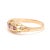 0.22ctw Ruby and Diamond Princess Band Ring, 18k Yellow Gold, Ring Size 8.25 For Sale In Greensboro - Image 6 of 6