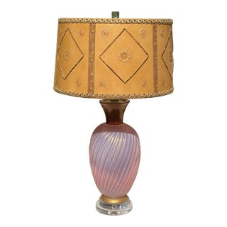 1950s Fantastic Pair of Murano Lamps by Archimede Seguso For Sale