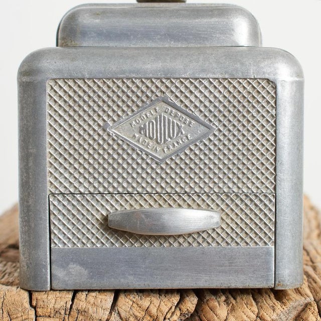 Antique French Moulux Coffee Grinder A fantastic original French Coffee Grinder by Moulux. Made in cast aluminium. A great...