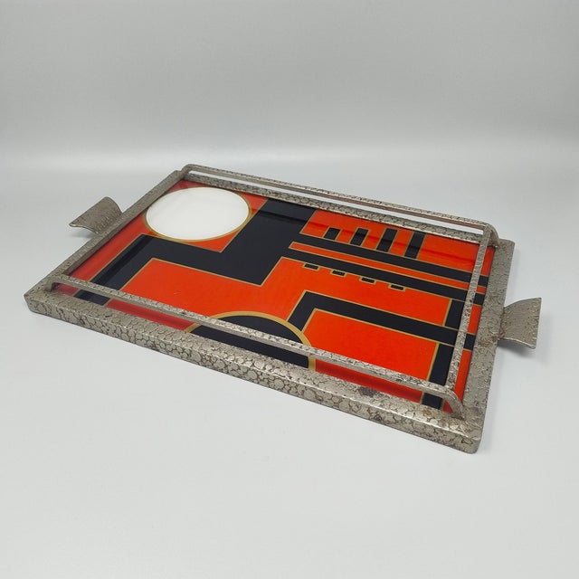 Art Deco Geometric Tray, France, 1930s For Sale - Image 4 of 9