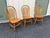 Windsor Style Cherry Dining Chairs- Set of 3 For Sale - Image 4 of 12
