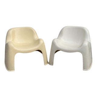 Vintage Toga Chairs by Sergio Mazza for Artemide, 1960s, Set of 2 For Sale
