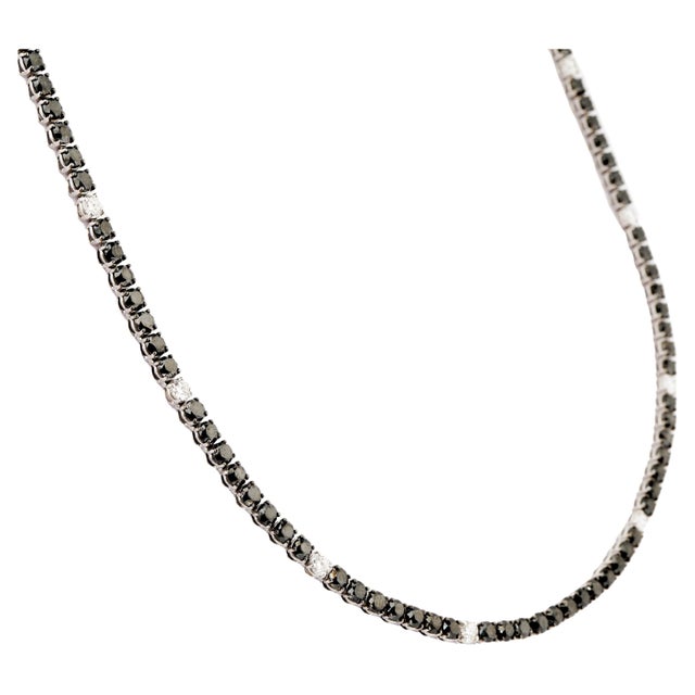 Natural diamond 27.64ct necklace in 18k god For Sale In New York - Image 6 of 18