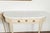 Pair of French 19th Century Neoclassical Style Demilune Tables with Marble Tops For Sale - Image 10 of 12