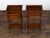 Pair of French 19th Century Mahogany Tray Top Bedside Tables with Two Drawers For Sale - Image 11 of 12