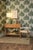 Rustic Matthew Izzo Home - Gideon Natural Rattan Tow Drawer Console Table With Decorative Back For Sale - Image 3 of 8