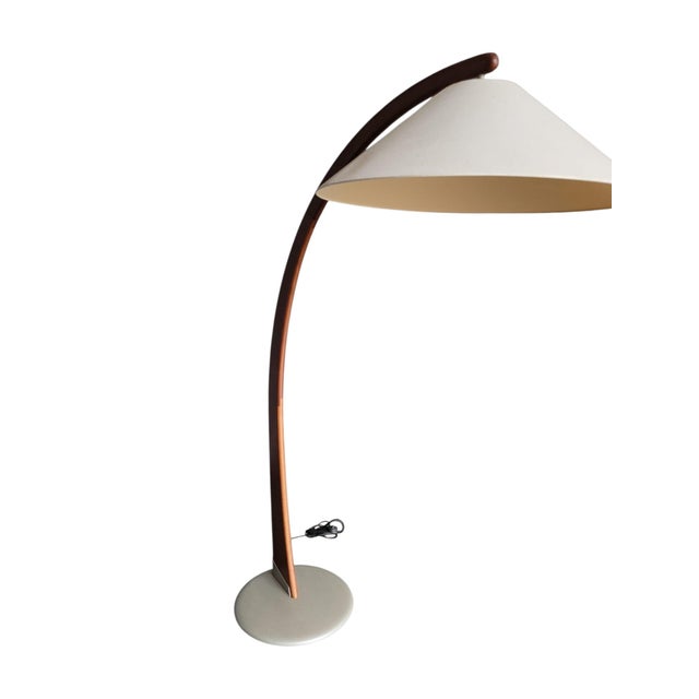 Luna Arched Floor Lamp from Natuzzi, Italy, 1990s For Sale - Image 6 of 13