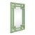 New item. Not vintage. Add a touch of whimsy to your decor with our Geneva Sage Green Rattan Framed Mirror. The unique...