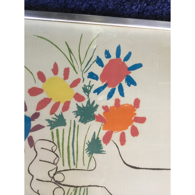 1960s Vintage Picasso “Hands With Flowers” Print Chairish