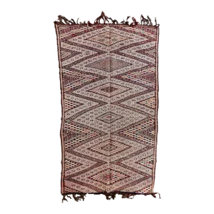 1980s Bohemian Chic Flatweave Rug - 8.1 X 4.69 Ft