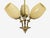 Brass Itsu, Finnish Modern, Snowflake Chandelier, Brass, Glass, Finland, 1950s For Sale - Image 8 of 15