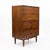 Vintage Mid Century Modern Walnut Credenza Dresser & Drop-Front Secretary Desk Set. For Sale - Image 9 of 12