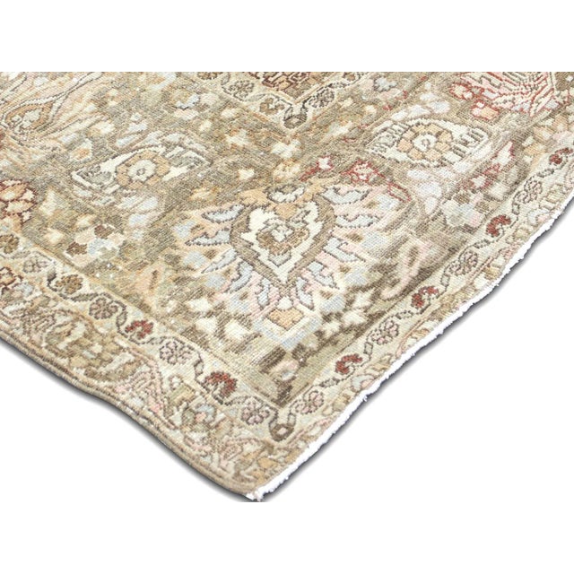 Transitional 1940s Persian Baktiari Rug For Sale - Image 3 of 7