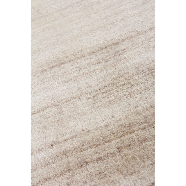 Transitional Exquisite Rugs Creil Hand loom Bamboo/Silk Brown Rug-12'x15' For Sale - Image 3 of 9