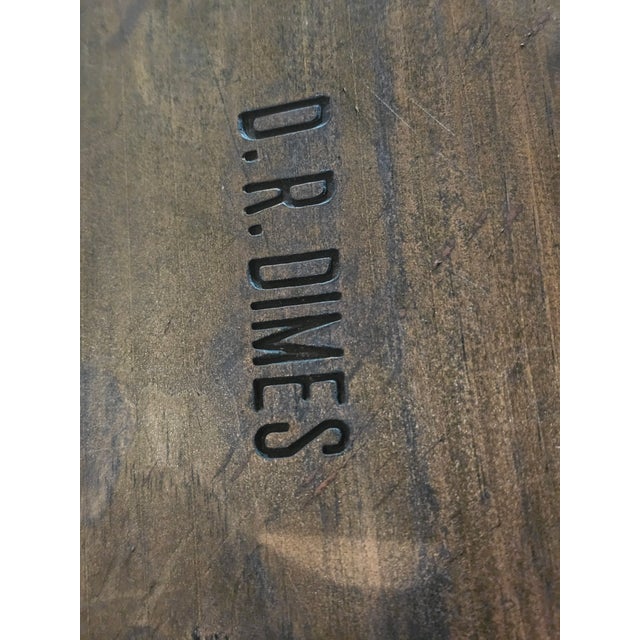 Wood Pair of Late 20th Century d.r. Dimes Sack Back Windsor Arm Chairs Bench Made For Sale - Image 7 of 7