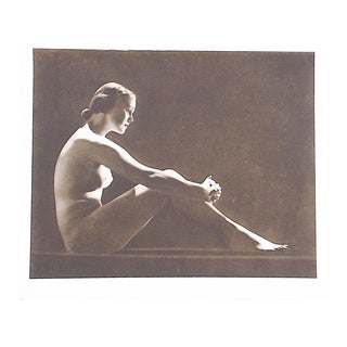 Vintage Mid Century Nude Photogravure For Sale