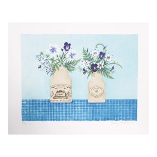 Mustard for Blue Flowers, Mary Faulconer For Sale