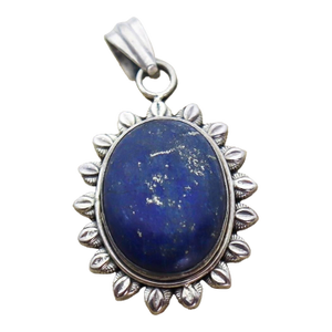 Vintage Lapis Lazuli in Sterling Silver Starburst