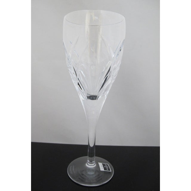 John Rocha Waterford Cut Crystal Signature Red Wine Goblet 9 1/8" Glass Pair For Sale In Portland, OR - Image 6 of 8