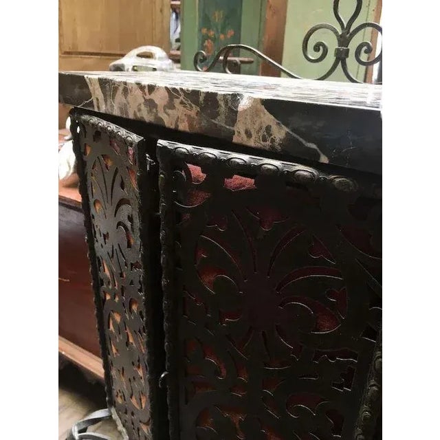 This telephone desk is so like other Oscar Bach pieces I have seen, I am surprised I did not find a signature. It has...