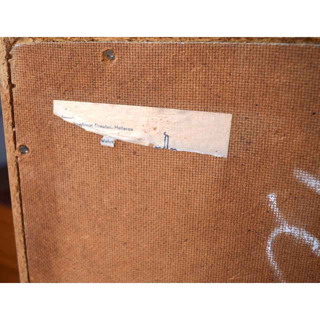 Wood Open Shelf Cabinet from Hellerau, 1950s For Sale - Image 7 of 8