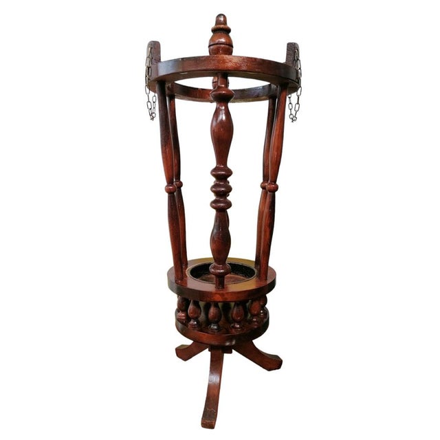 Wooden Umbrella Stand, 1950s For Sale - Image 6 of 6