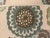 Textile Lotus Blue Abba Double Light Pendant For Sale - Image 7 of 12
