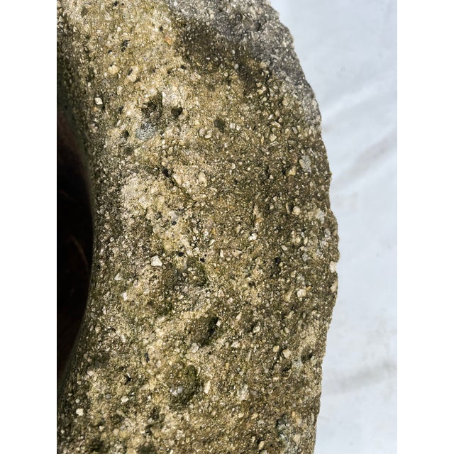 Sculpture Materials 1950s Vintage Concrete Garden Pots - Set of 2 For Sale - Image 7 of 10