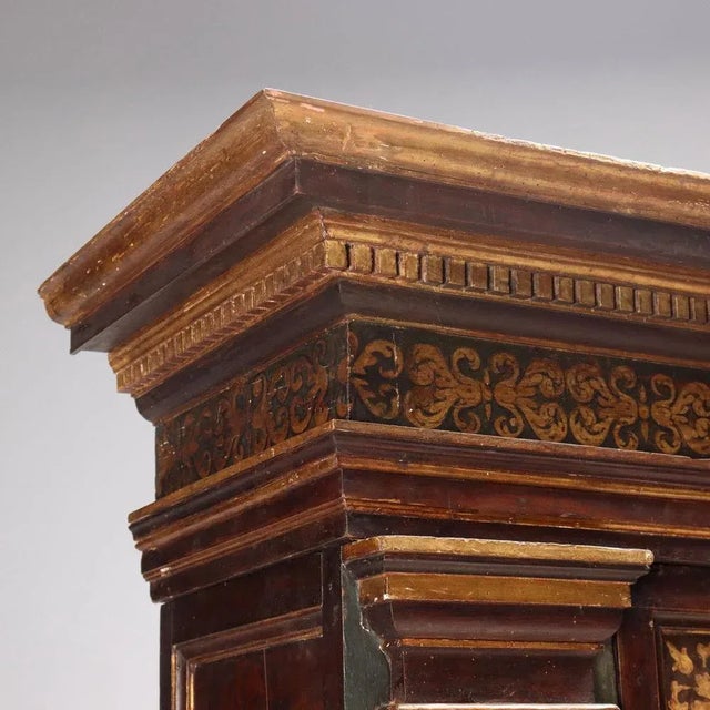 Mannerist Wardrobe in Walnut For Sale - Image 9 of 16