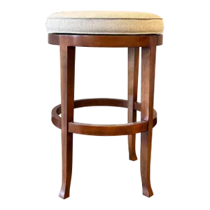 Custom Kravet Swivel Bar Stool