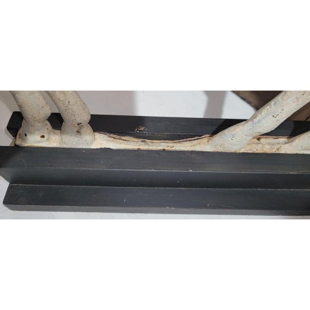 Wood 19thc Rochester Iron Works Windmill Weight Horse For Sale - Image 7 of 10